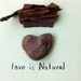 Genuine Heart Sahpe rock - a natural heart shaped beach stone