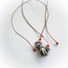 Natural drilled beach stones pebbles necklace - Beach Jewelry
