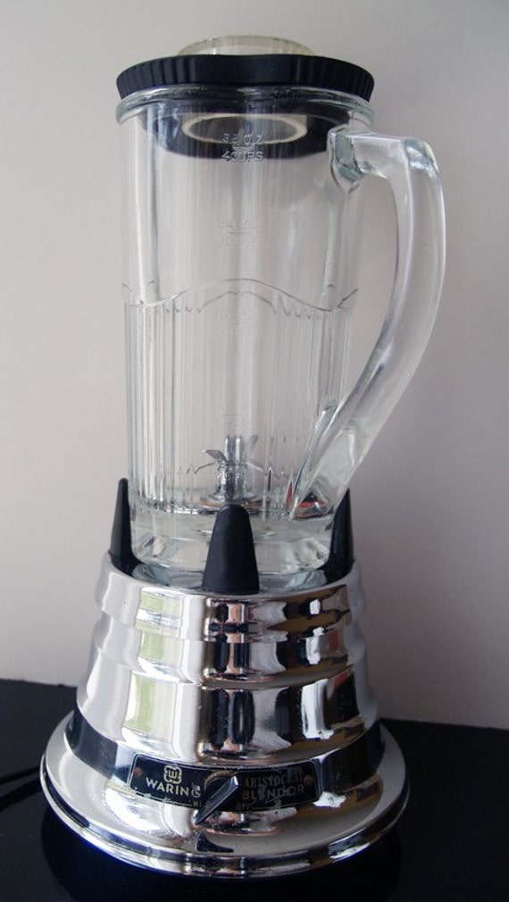 SALE Vintage Chrome Art Deco Waring Aristocrat Blender