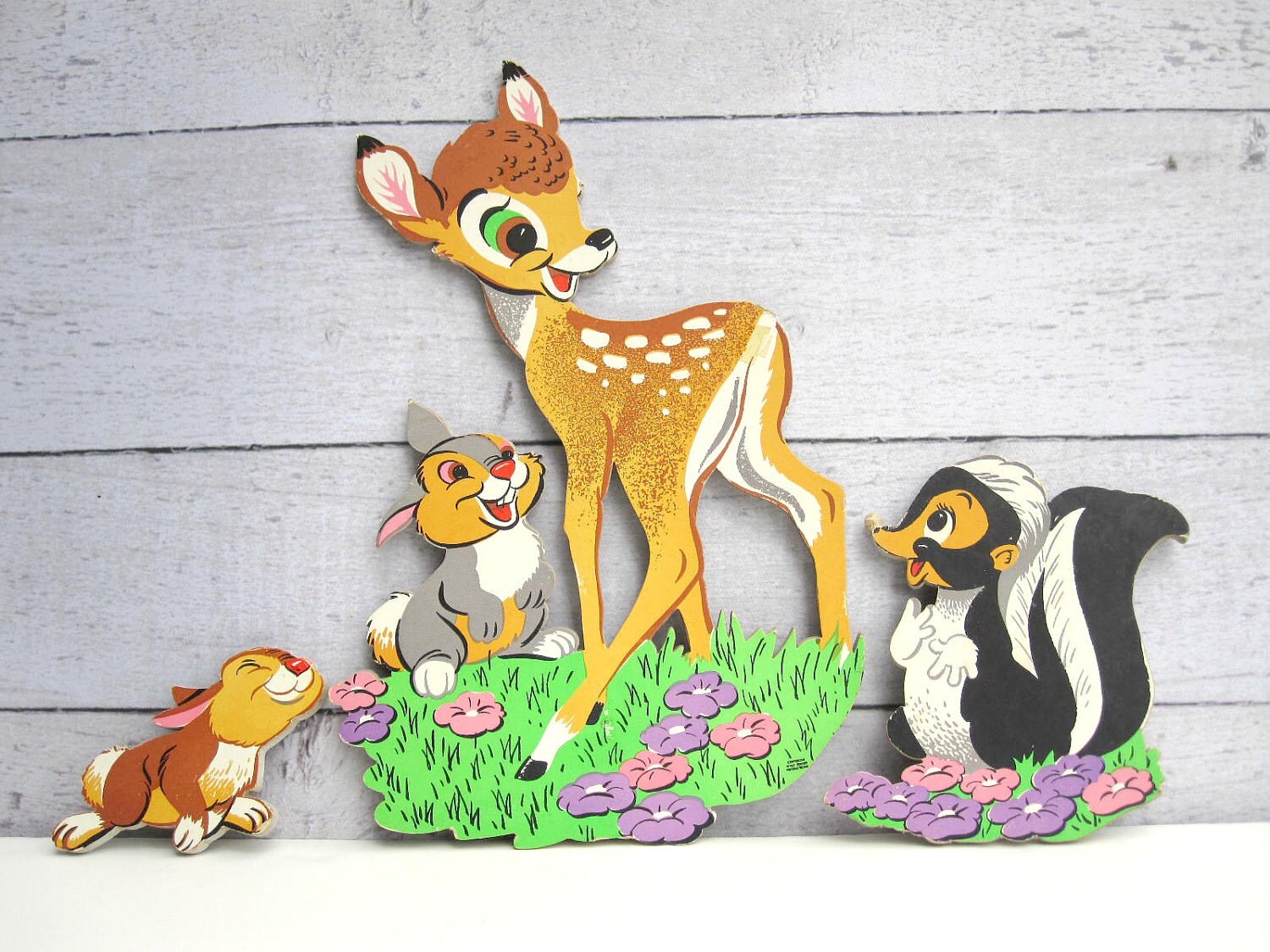 Woodland Nursery Decor Bambi and Friends Disney Child Wall