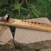 Native American Style Drone Flute made from oak & walnut key of "A"