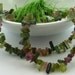 SALE.............Amazing watermelon & green tourmaline crystal stick beads 4-10mm1/2 strand 8 inches