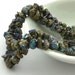 Mystic coated pyrite nugget beads 9-10mm 1/4 strand