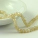 Mystic pearl faceted chalcedony rondelles 5.5-6mm set of 10