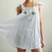 Reserved list for Jordana(Preshious) Little Cute flower Garden Long White Cotton Blouse