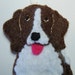 3" Felt Dog Ornament - Free Shipping in the US!