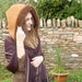 Luxury Hooded Scarf, Pixie Snood, Pashmina fluffy hood