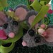 Mouse Finger Puppets Garden Playset