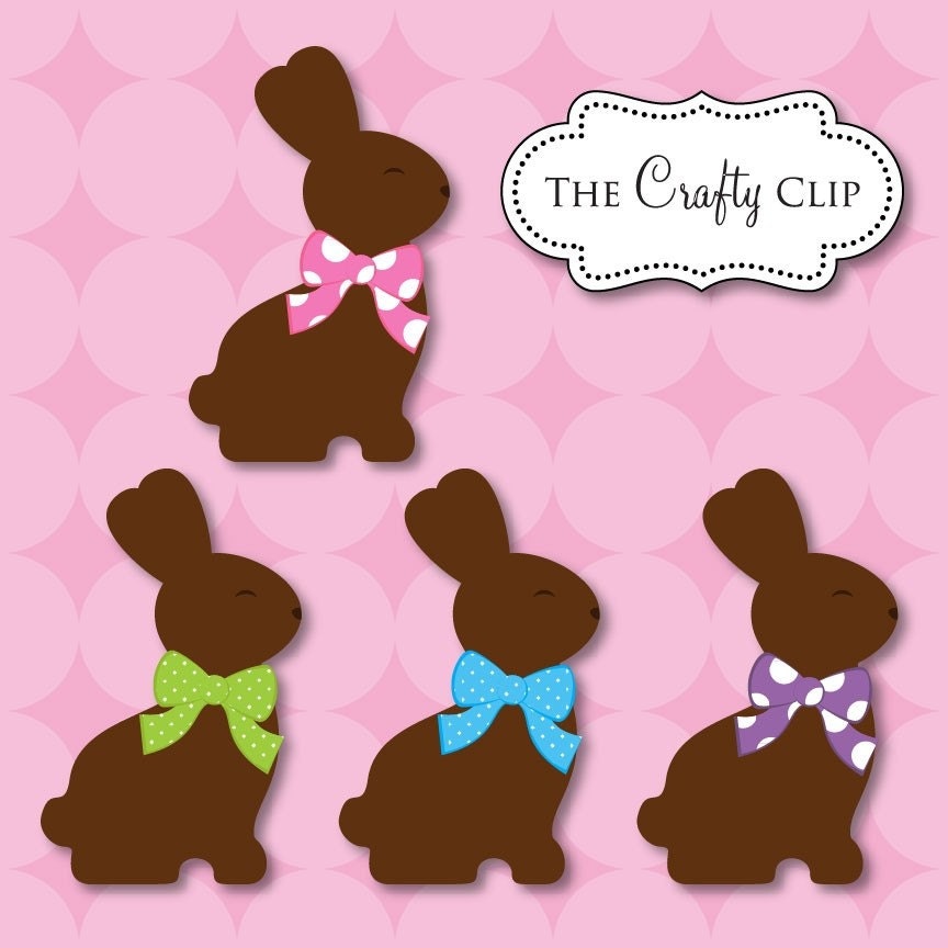 clipart chocolate easter bunny - photo #10