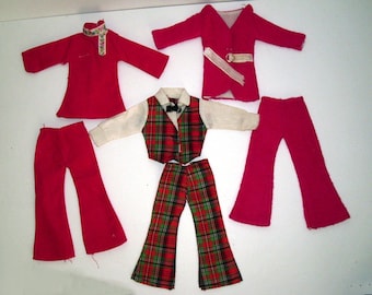 3 Missy-Mod Doll Outfits Circa 1960-70