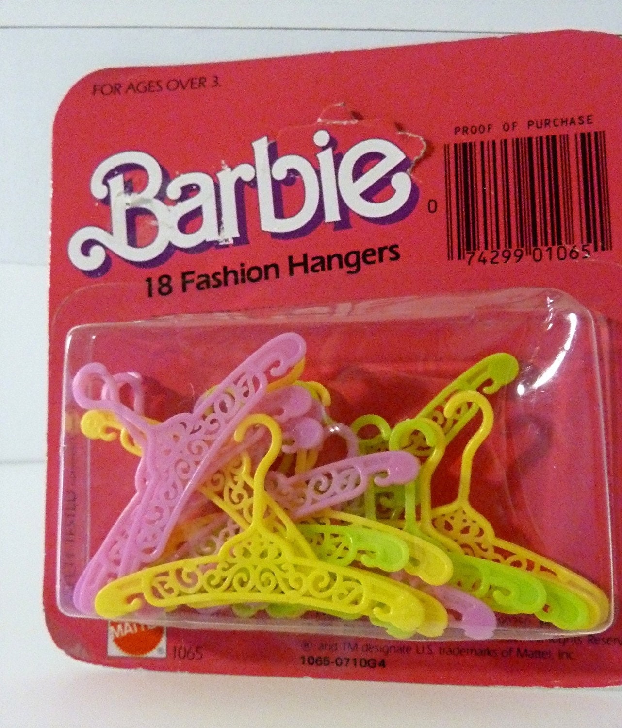 Barbie Hangers 1984 Package