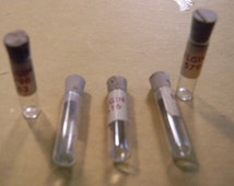 Popular items for vintage glass vials on Etsy