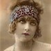 Fashion Headband Woman vintage photo, photograph , digital download