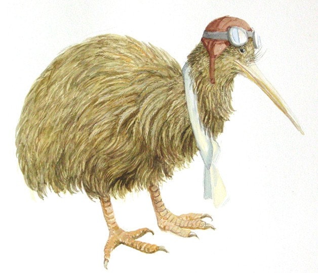 Kiwis Can't Fly Limited Edition Print
