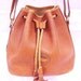 Reserved for signesarah - DOONEY & BOURKE Brown Bucket Drawstring Cinch Purse Shoulder Bag Tote
