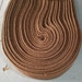 Beautiful Vintage French Milliners Hat Ribbon Gross Grain Trim Ochre Caramel Brown Binding