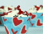 Girls Have Cooties Valentines Cupcake Wrapper by Spaceships and Laser Beams Il_170x135