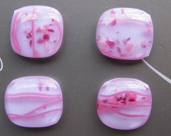 Popular items for pink glass button on Etsy