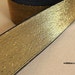 3.5 yds single side metallic gold elastic band ---2''