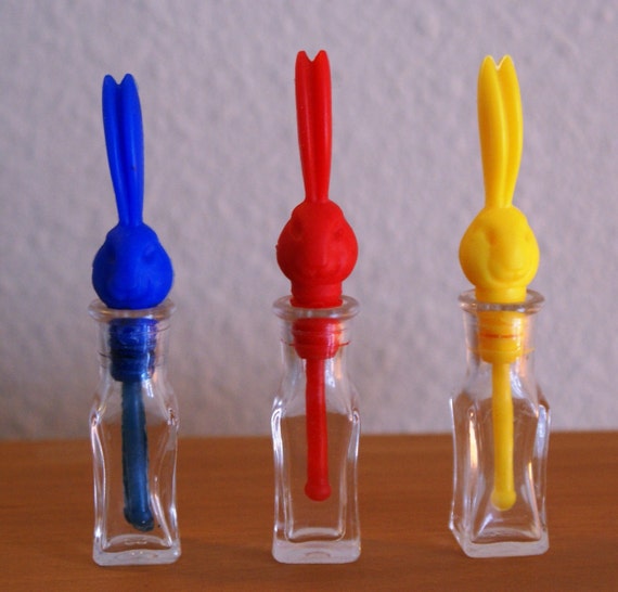 Items similar to Vintage Easter Egg Dye Bottles on Etsy