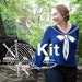 Knitting Kit - Sailor Sweater - Pattern and Yarn - Blue - Size L