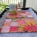 Bright tropical mug rugs