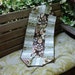 Basic brown floral table runner