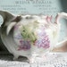 RESERVED for Sandi Beautiful Vintage RS Prussia Lilacs Porcelain Bisque Creamer / Pitcher