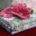 Jeweled Box with Millinery - Hollyhock- Zoe
