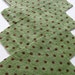 Bundle of 12 Olive Green with Brown Polka-Dot Print Cotton 5in (12.7cm) Charm Squares--READY TO SHIP