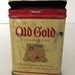 Old Gold Cigarettes Tin Box Advertising Collectible Box with Lid Chabby Chic