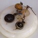 Antique Brass With Quartz Earrings, Gemstone Earrings, Beige Earrings, Odd earrings, Handmade Jewelry