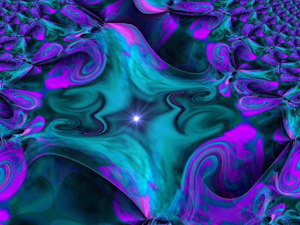 Items similar to Abstract Art Purple Decor Energy Art Digital Painting
