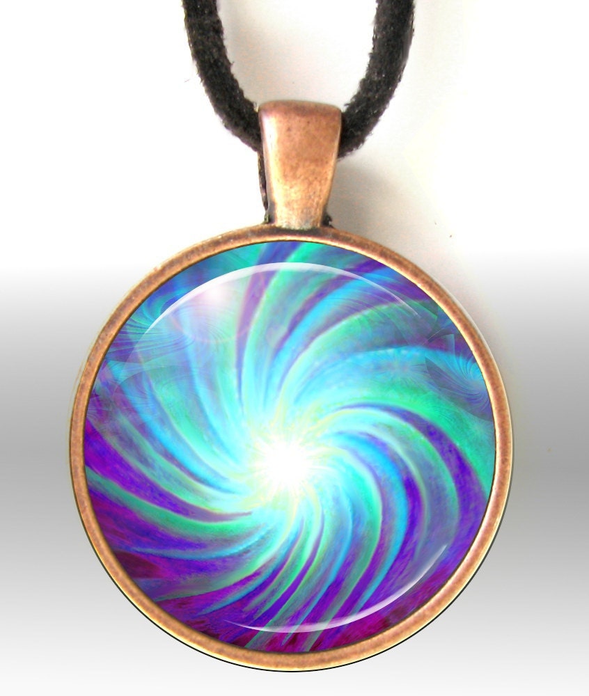 Chakra Pendant Reiki Jewelry Energy Art Pendant by primalpainter