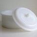 Vintage Hazel Atlas Milk Glass Butter Dish - 1940's