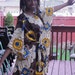 Earth mix African Print Kaftan top