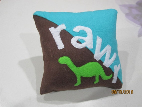 dinosaur decorative pillow