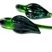 Shimmery Leaf Talons 0g gauged ear plugs earrings for stretched piercings
