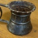 FREE SHIPPING: Tin with silver overlay shaving cup