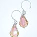 JBB Crystal Purple Haze Rainbow Swarovski on Sterling Silver Ear Wires Bare Naked Earrings