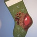 Reindeer Dandy Quilted Christmas Stocking