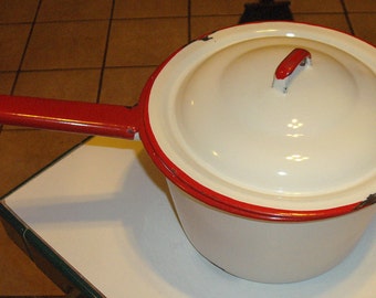 Popular items for White Enamel Pots on Etsy