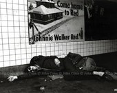 NYC Subway Photo 1980s - Johnny Walker by The Conn Artist