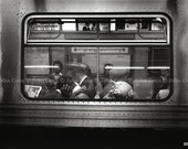 NYC Subway Photo 1980s - Sleepers by TheConnArtist