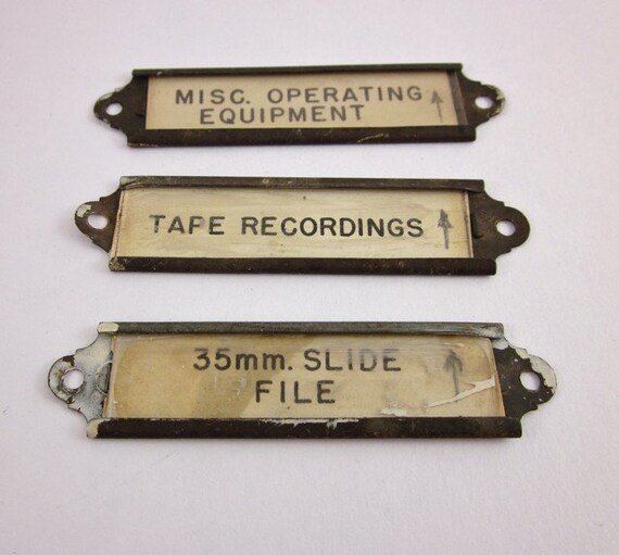 metal file tags
