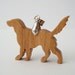 RESERVED for OTTER123: Golden Retriever Dog Necklace Scroll Saw Pendant Maple Hand Cut