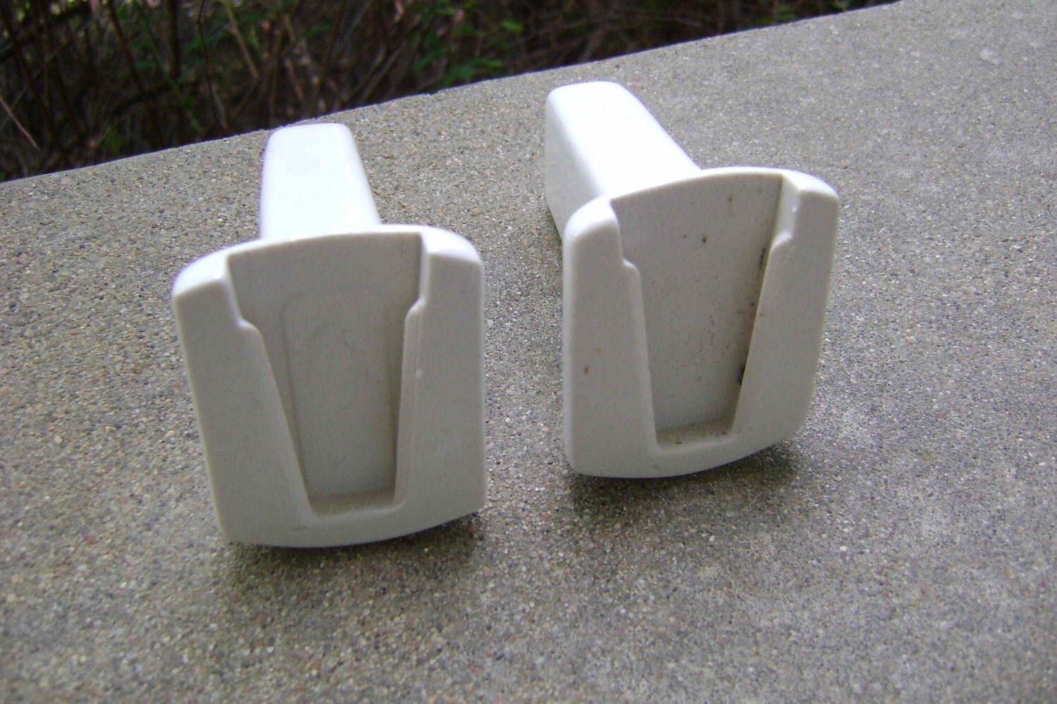 Art Deco Porcelain Towel Bar Brackets Holders
