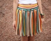 Striped skirt J056