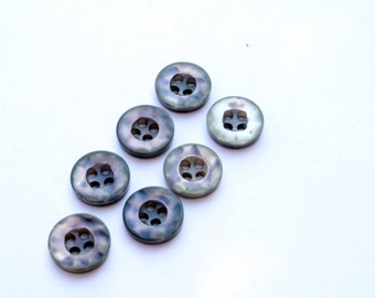 Tortoise Shell Buttons Vintage Plastic