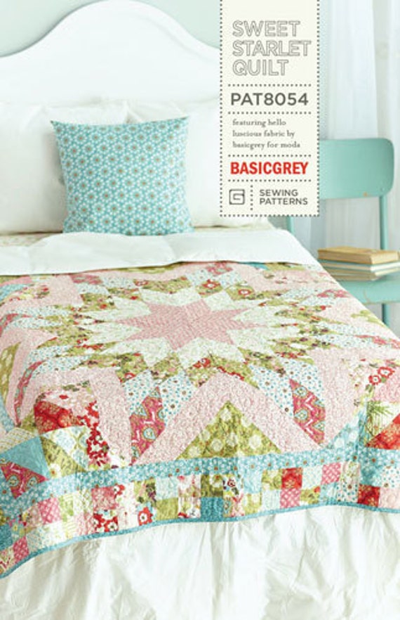 Sweet Starlet Quilt Pattern by Basic Grey